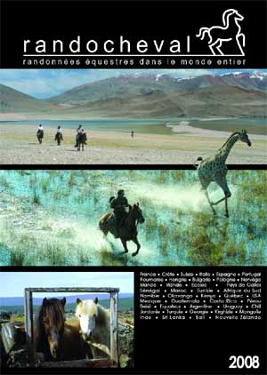 Brochure Randocheval - Randonn&eacute;es &eacute;questres dans le monde entier