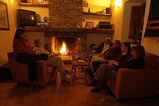 pause caf&eacute; au coin du feu - Abruzzes Italie RANDOCHEVAL