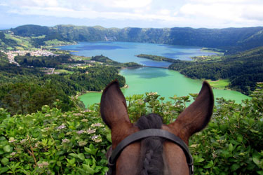 Voyage à cheval aux Açores sur Sao Miguel - Randonnée équestre organisée par Randocheval