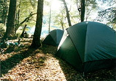 Camp during excursiions in Lanin National Park - Randocheval
