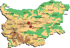 Bulgaria map - Randocheval / Absolu Voyages