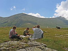 Pause pique nique - Randocheval / Absolu Voyages