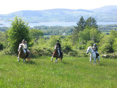 Voyage &eacute;questre au coeur des formations rocheuses particuli&egrave;res du Burren - Randonn&eacute;e &eacute;questre en Irlande - Randocheval