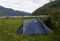 Bivouac, during a trail in Chile - Rando Cheval