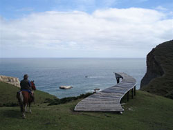 POnton sur l'Oc&eacute;an sur l'&icirc;le de Chilo&eacute;