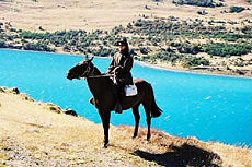 Patagonie à cheval : Laguna Azul