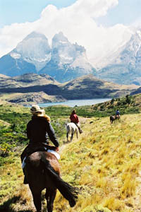 Randonnée à cheval en Patagonie