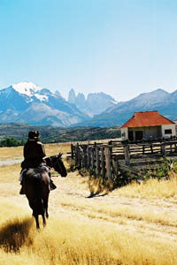 Randonnée à cheval en Patagonie