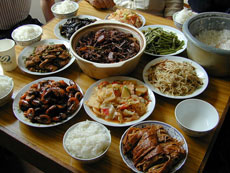Repas chinois &agrave; P&eacute;kin - RANDOCHEVAL