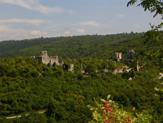 Chateau de Dvigrad en Croatie durant notre randonn&eacute;e &eacute;questre  - Rando Cheval