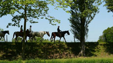 Châteaux de la Loire à cheval - cavaliers/RANDOCHEVAL