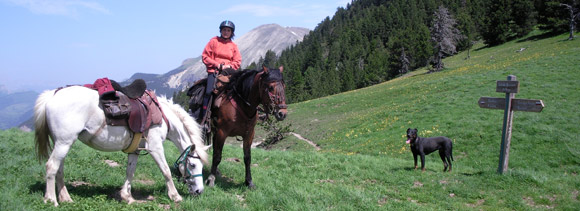 randonnee cheval hautes alpes