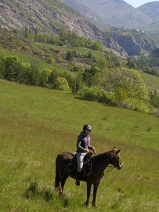 randonnee cheval hautes alpes