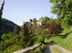 Paysages du Lot, Chateau de Gontaud Biron - Randocheval