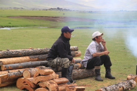 Photos de notre randonn&eacute;e &eacute;questre confort sous la yourte en Mongolie : Khustai et les chevaux de Przewalski, Khogno Khan, le Mini Gobi, la Vall&eacute;e de l'Orkhon, le lac d'Ogii, Karakorum... (Randocheval / Absolu Voyages)