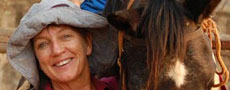 Amanda, femme de Patrick et guide sur cette randonnée - RANDOCHEVAL