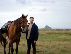 Photo gallery of our crossing of Mont Saint Michel's Bay on horseback - Randocheval / Ride in France