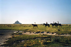 Randonn&eacute;e &agrave; cheval dans la Baie du Mont Saint Michel - Randocheval