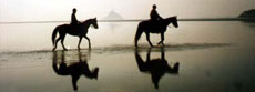 Randonn&eacute;e &eacute;questre dans la Baie du Mont Saint Michel - Randocheval