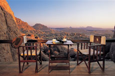 Mowani Mountain Camp - Damaraland - Terrasse