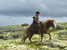 On horseback in Norway