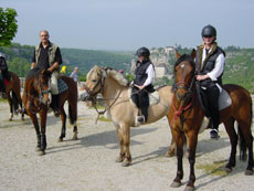 Randonnée à cheval dans la vallée du Lot - Randocheval
