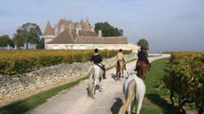 D&eacute;couverte des c&eacute;l&egrave;bres ch&acirc;teaux du P&eacute;rigord &agrave; cheval - Rando Cheval