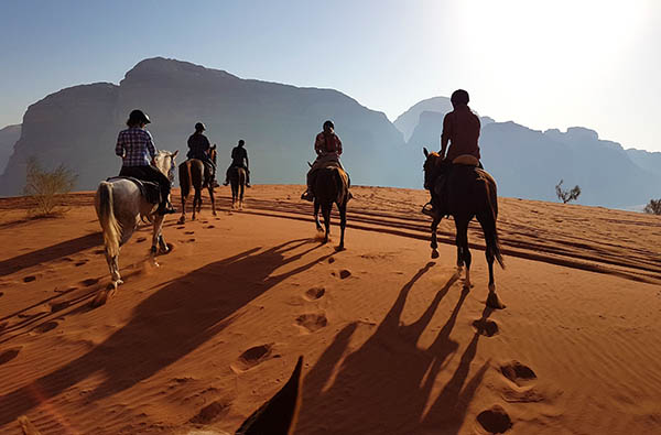 randonnee cheval wadi rum