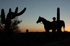 Randonn&eacute;e &eacute;questre au pays des Apaches en Arizona (USA) - Rando Cheval