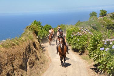Voyage à cheval aux Açores sur Sao Miguel - Randonnée équestre organisée par Randocheval
