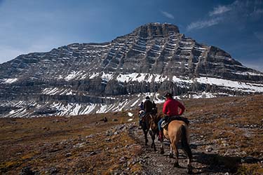 Rando Cheval - Voyage à cheval dans les Rocheuses à Banff CANADA