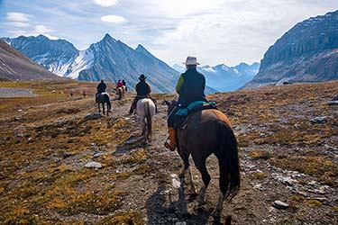 Rando Cheval - Voyage à cheval dans les Rocheuses à Banff CANADA