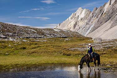 Rando Cheval - Voyage à cheval dans les Rocheuses à Banff CANADA