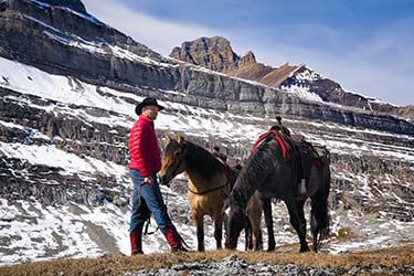 Rando Cheval - Voyage à cheval dans les Rocheuses à Banff CANADA