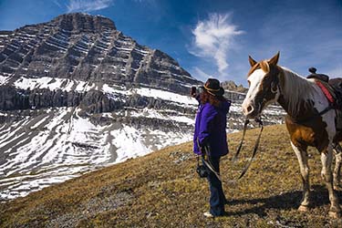 Rando Cheval - Voyage à cheval dans les Rocheuses à Banff CANADA