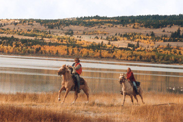 Randonnées à cheval dans l'ouest du Canada