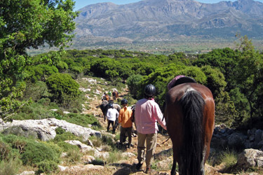 Voyage à cheval en Crête - Randonnée équestre organisée par Randocheval