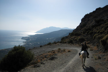 Voyage à cheval en Crête - Randonnée équestre organisée par Randocheval