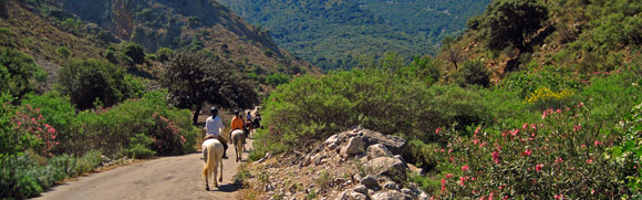 Voyage à cheval en Crête - Randonnée équestre organisée par Randocheval