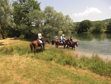 randonnée équestre en Craotie (Dalmatie) entre terre et eau - Randocheval / Absolu voyages