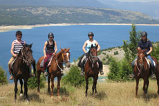 randonnée équestre en Craotie (Dalmatie) entre terre et eau - Randocheval / Absolu voyages