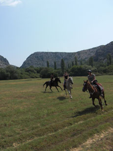 randonnée équestre en Craotie (Dalmatie) entre terre et eau - Randocheval / Absolu voyages