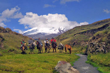 Voyage à cheval en Equateur - Randonnée équestre organisée par Randocheval