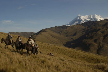 Voyage à cheval en Equateur - Randonnée équestre organisée par Randocheval