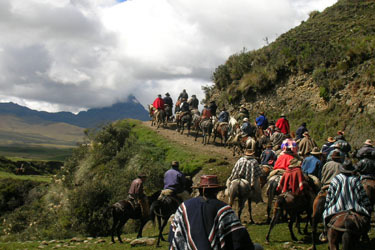 Voyage à cheval en Equateur - Randonnée équestre organisée par Randocheval