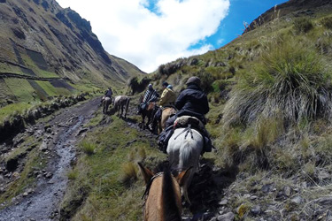 Voyage à cheval en Equateur - Randonnée équestre organisée par Randocheval