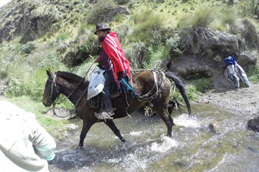 Voyage à cheval en Equateur - Randonnée équestre organisée par Randocheval