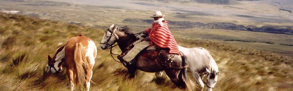 Randonnée à cheval en Equateur dans la Cordillère des Andes (volcan Cotopaxi) en Amérique du Sud - Rando Cheval / Absolu Voyages