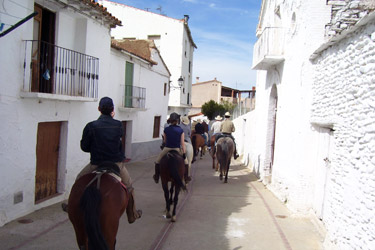 Voyage à cheval en Andalousie dans le sierra Nevada - Randonnée équestre organisée par Randocheval