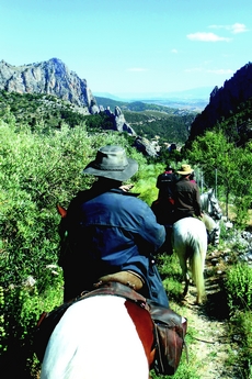 Voyage à cheval en Andalousie dans le sierra Nevada - Randonnée équestre organisée par Randocheval